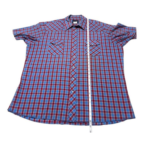 Wrangler Western Button Front Short Sleeve Shirt Multicolor Size 2x - Picture 3 of 7